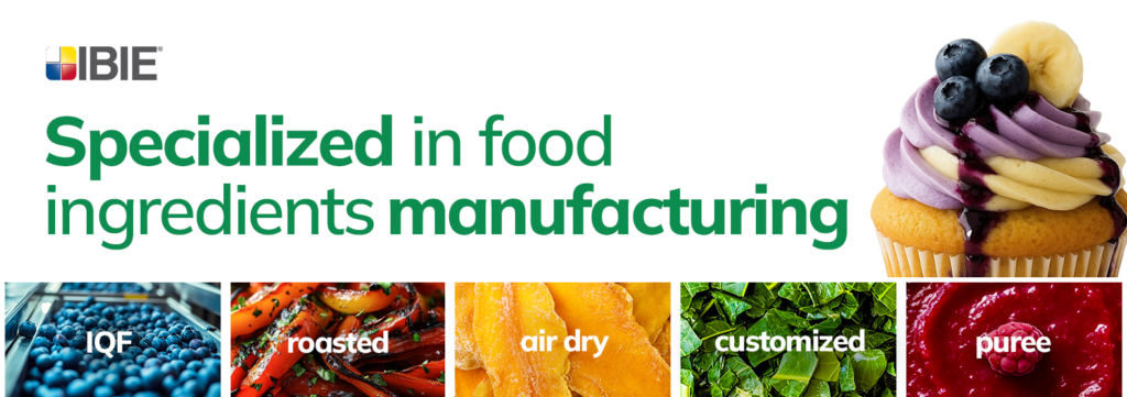 Specialized in food ingredients manufacturing